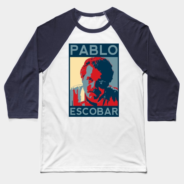 Narcos - Pablo Escobar Baseball T-Shirt by AquaDuelist